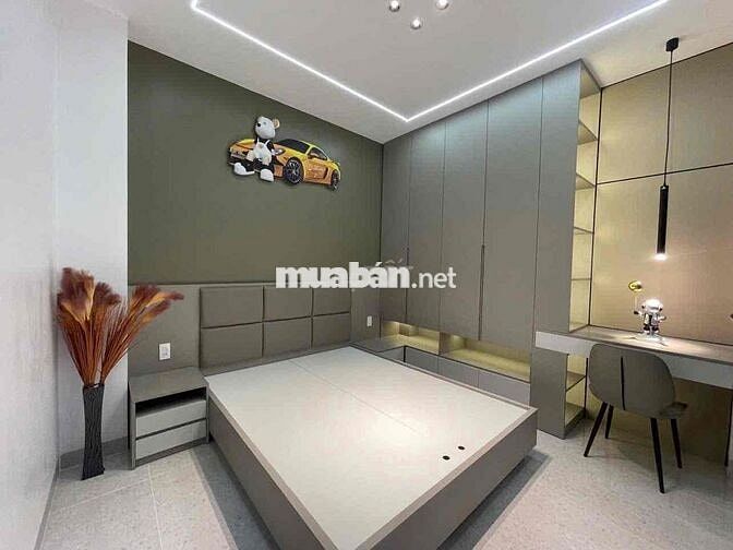 BÁN NHÀ MỚI HẺM XE HƠI ￼FULL NỘI THẤT THANG MÁY THIẾT KẾ XỊN 4PN, 3WC
