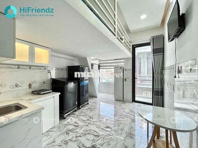 Duplex ban công free phí,chỉ tính điện nước,Dương Bá Trạc chân cầu NVC