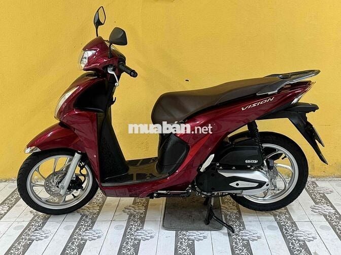 Honda Vision 2025 Cao Cấp màu Đỏ