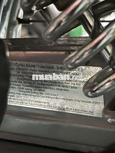 Yamaha Sirius 2011 Đỏ đen Việt Nam