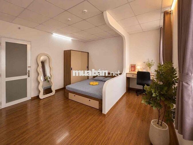Phòng Studio rộng 30m2 full nội thất gần toà nhà Viettel quận 3