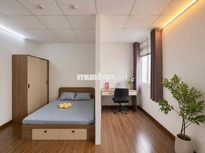 Phòng Studio rộng 30m2 full nội thất gần toà nhà Viettel quận 3