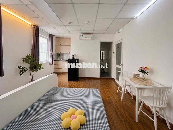 Phòng Studio rộng 30m2 full nội thất gần toà nhà Viettel quận 3