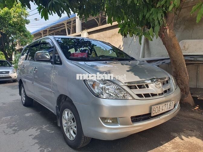 Toyota Innova G 2007 Sàn Bạc