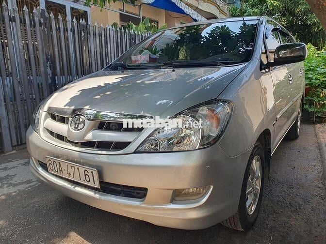 Toyota Innova G 2007 Sàn Bạc