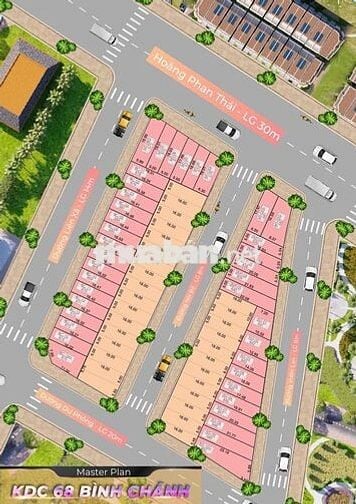 CHÍNH CHỦ BÁN ĐẤT MT HOÀNG PHAN THÁI, GẦN CHỢ BÌNH CHÁNH, SHR, THỔ CƯ