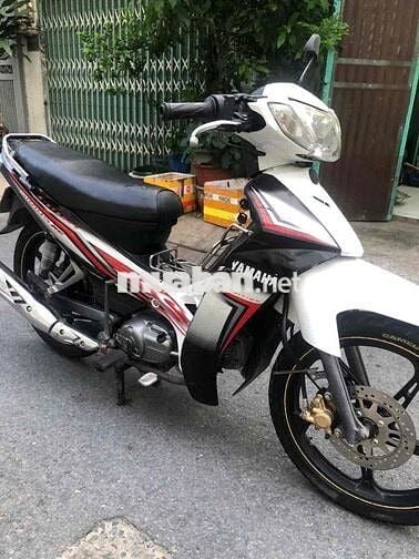Yamaha Sirius Trắng Đen Đỏ Thắng đĩa Bánh mâm