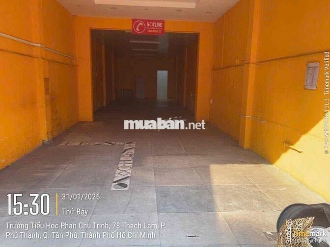 Cho thuê MT 212 Thạch Lam, P Phú Thạnh, Q Tân Phú - 4x19 - 15tr