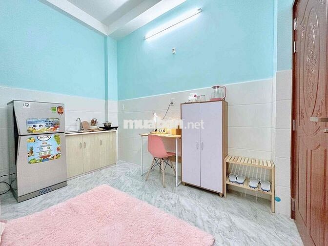 TRỐNG SẴN STUDIO FULL NỘI THẤT 1 NGƯỜI - GẦN ĐH VĂN HIẾN - ĐẦM SEN.