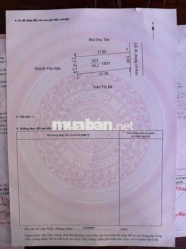 Bán Nhà Gần trường học Tại Phú Hoà, đường 5m thổ cư full
