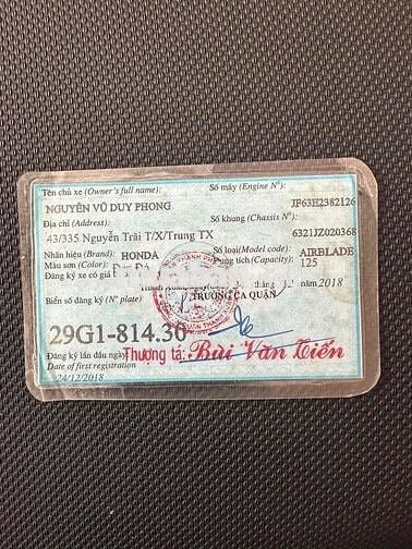 Honda Airblade 125 Smartkey 2019 Đen 16080 km