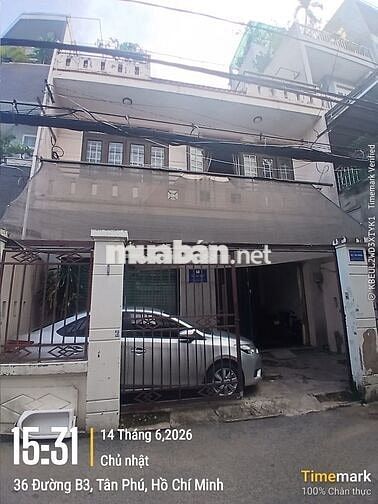 Bán gộp 2 căn nhà liền kề (8m mặt tiền) số 34+36 đường B3, Tây Thạnh
