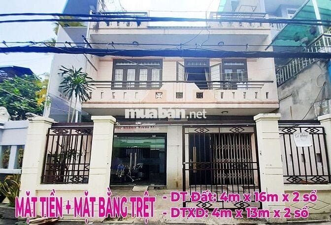 Bán gộp 2 căn nhà liền kề (8m mặt tiền) số 34+36 đường B3, Tây Thạnh