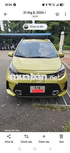 KIA Morning GT Line 2022 Vàng chanh