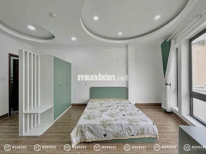 Studio cửa sổ lớn tách bếp full nội thất ngay đại học văn hiến