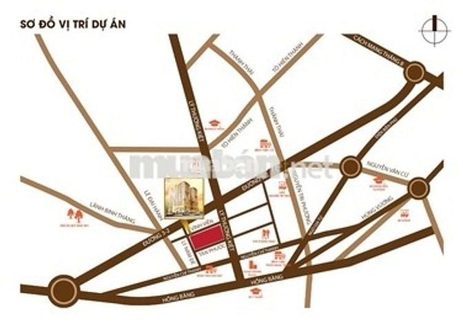 Căn hộ Tân Phước Plaza, Lý Thường Kiệt, P.7, Q.11, 50m2, 8tr