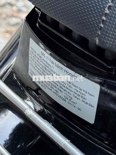 Honda AirBlade 125 2015 Đen bóng cực đẹp bs 92 .