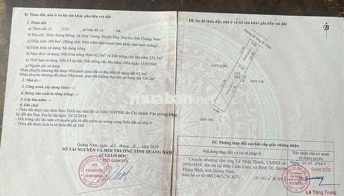 Tôi chính chủ cần bán lô đất đẹp, vị trí thuận lợi, giá tốt
