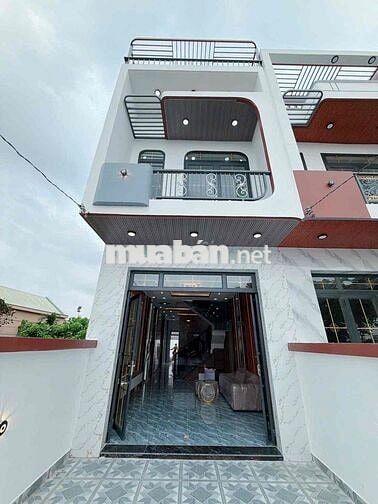 nhà mới xây tân kim QL50 gần bình chánh mặt tiền
