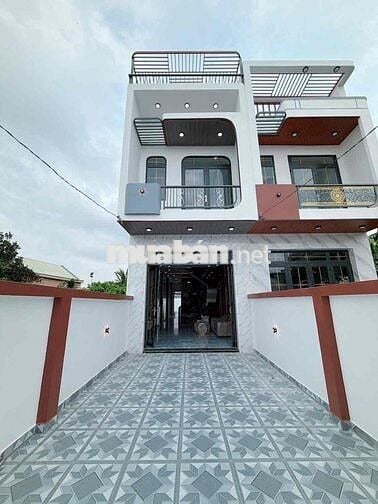 nhà mới xây tân kim QL50 gần bình chánh mặt tiền