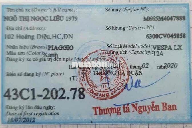 xe chính chủ