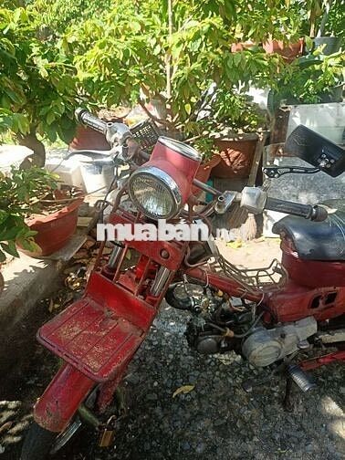 Xe máy MD 70cc màu Đỏ