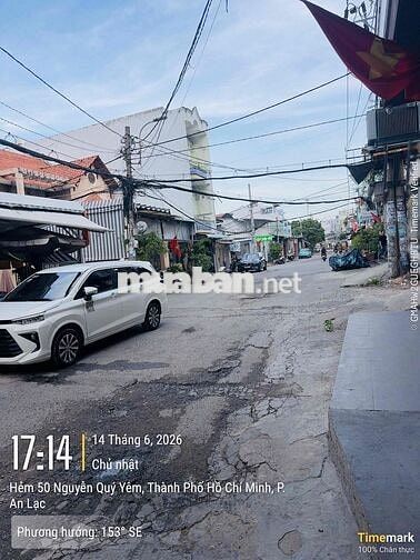 🌺Cần bán MT hẻm 50/ Nguyễn Quý Yêm - phường An lạc  💰