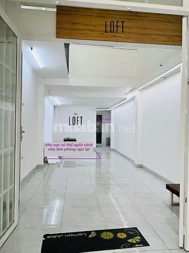 Lối đi riêng, MB 3.5x14m [Gara 5m+Trệt 9m+Toilet]. DT~50m2.