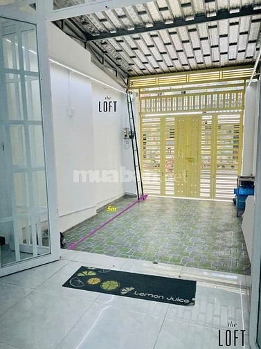 Lối đi riêng, MB 3.5x14m [Gara 5m+Trệt 9m+Toilet]. DT~50m2.