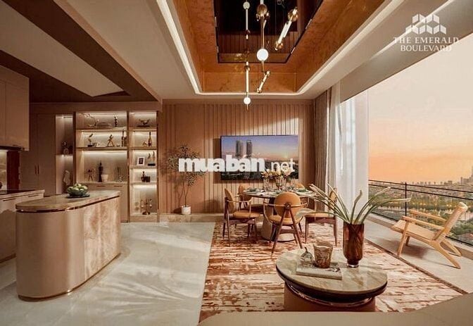 Căn Hộ The Emerald Boulevard 3PN View Sông SG, Hồ bơi - 68,xTR/m²