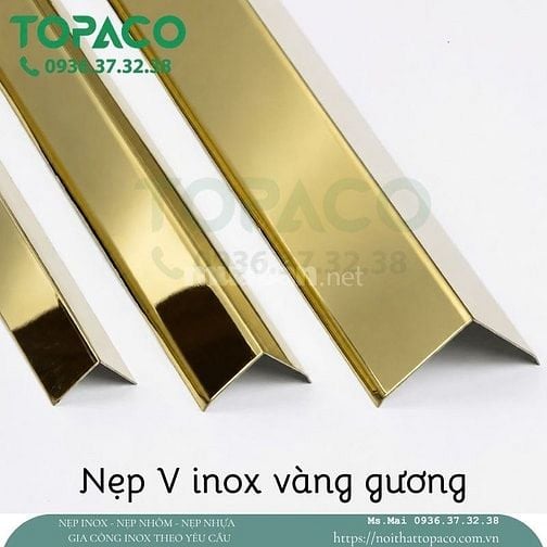 Nẹp Inox 304 Trang Trí T U V L – Giá Xưởng TOPACO Giao Toàn Quốc