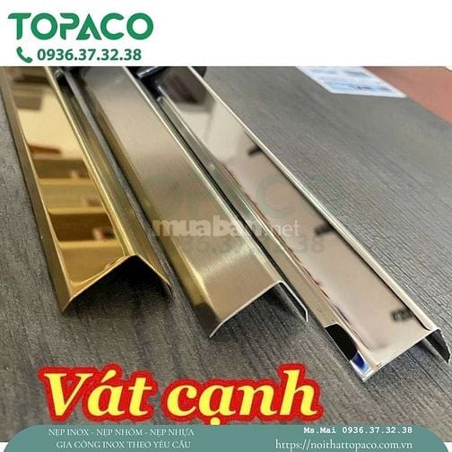 Nẹp Inox 304 Trang Trí T U V L – Giá Xưởng TOPACO Giao Toàn Quốc