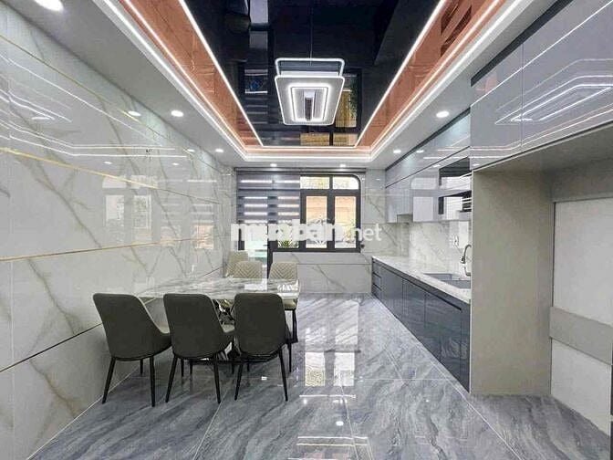nhà mới 💯 5 tầng 5pn 5wc sân thượng hẻm 246 Liên Khu 4 5. Bình Tân