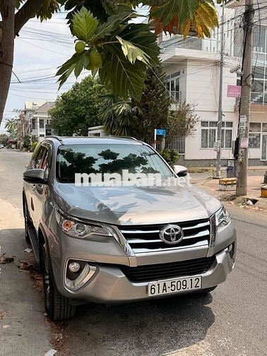 Toyota Fortuner 2.4G 2018 Xám Bạc Số tự động