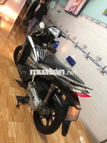 Honda Air Blade Fi màu Đen - Bạc
