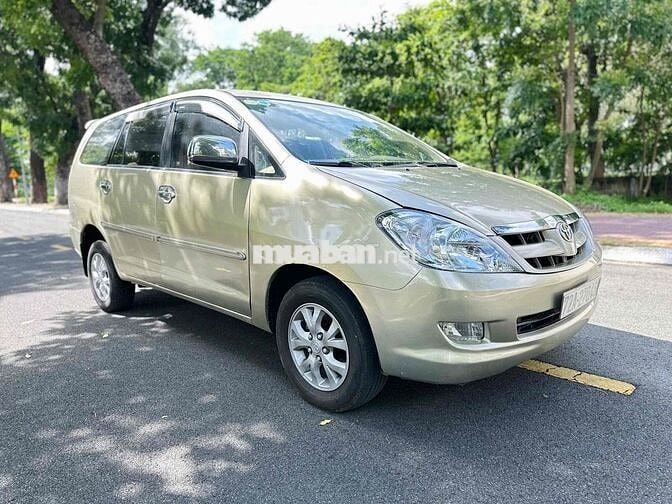 Toyota Innova G 2008 Số sàn Vàng cát 7 chỗ