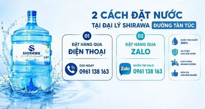 Đại Lý Nước Đường Tân Túc – Shirawa 43K/Bình, Giao 1–2 Giờ Tận Nhà