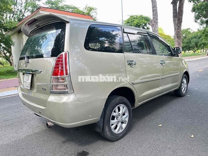 Toyota Innova G 2008 Số sàn Vàng cát 7 chỗ