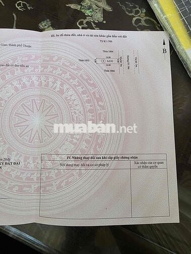 Bán lô đất trục chính lộc phát hướng đông nam