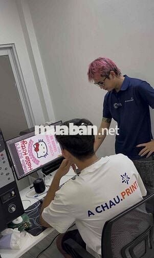 Q12 - Tuyển nv chạy máy in ấn quần áo - thời trang