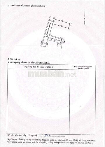 📣 LÔ ĐẤT THỔ CƯ BÀ ĐIỂM, GẦN CHỢ CÂY ME , 5M X 17M