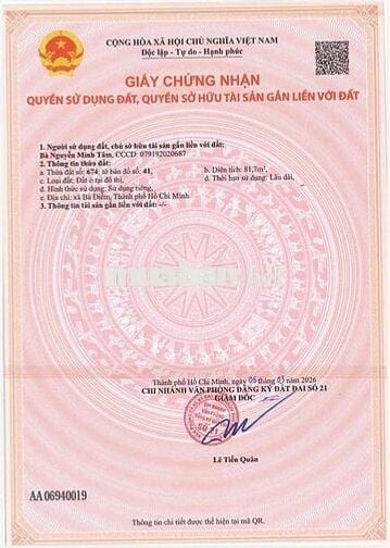 📣 LÔ ĐẤT THỔ CƯ BÀ ĐIỂM, GẦN CHỢ CÂY ME , 5M X 17M