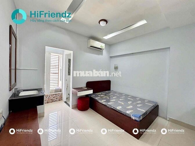 CHO THUÊ 1PN SIÊU ĐẸP – TÁCH BẾP – BAN CÔNG – MÁY GIẶT RIÊNG – FREE