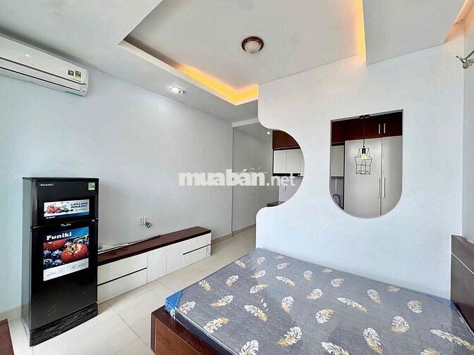 CHO THUÊ 1PN SIÊU ĐẸP – TÁCH BẾP – BAN CÔNG – MÁY GIẶT RIÊNG – FREE