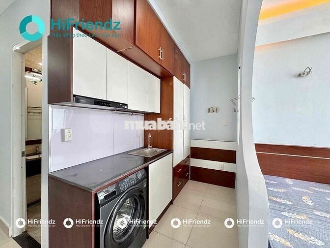 CHO THUÊ 1PN SIÊU ĐẸP – TÁCH BẾP – BAN CÔNG – MÁY GIẶT RIÊNG – FREE