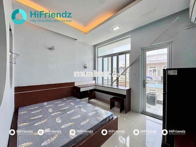 CHO THUÊ 1PN SIÊU ĐẸP – TÁCH BẾP – BAN CÔNG – MÁY GIẶT RIÊNG – FREE