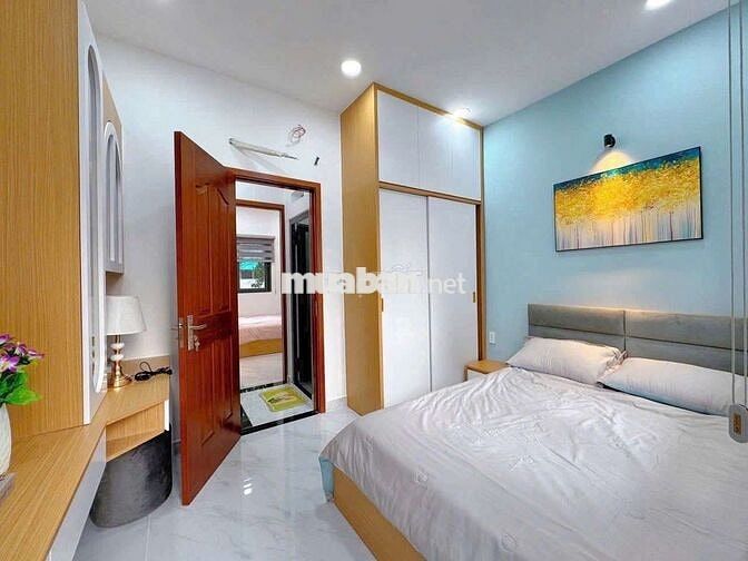 CHO THUÊ NHÀ FULL NT HẺM 600 LÊ QUANG ĐỊNH PHƯỜNG 1 3PN 2WC