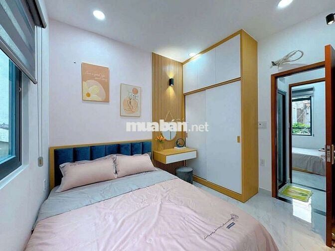 CHO THUÊ NHÀ FULL NT HẺM 600 LÊ QUANG ĐỊNH PHƯỜNG 1 3PN 2WC