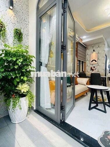 CHO THUÊ NHÀ FULL NT HẺM 600 LÊ QUANG ĐỊNH PHƯỜNG 1 3PN 2WC