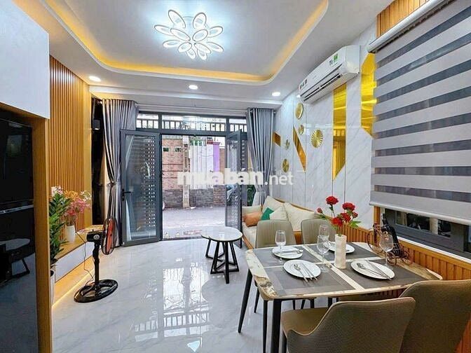 CHO THUÊ NHÀ FULL NT HẺM 600 LÊ QUANG ĐỊNH PHƯỜNG 1 3PN 2WC